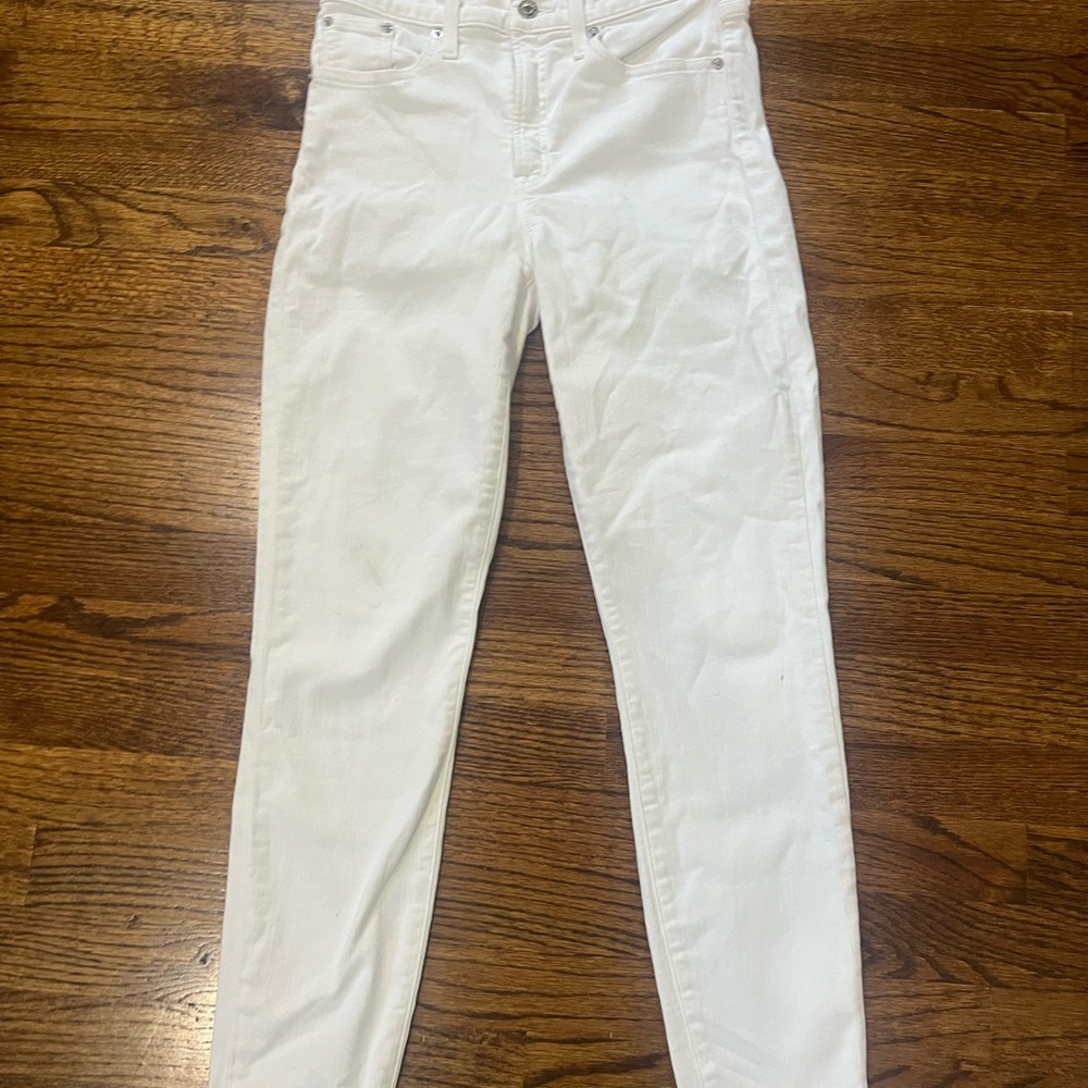 J. Crew White Denim Jeans